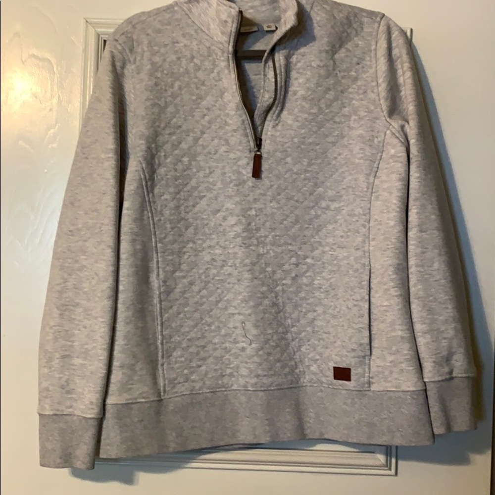 LL bean quilted from sweater